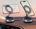 Magnetic Vacuum Suction Phone Holder – Car Dashboard & Desk Mount