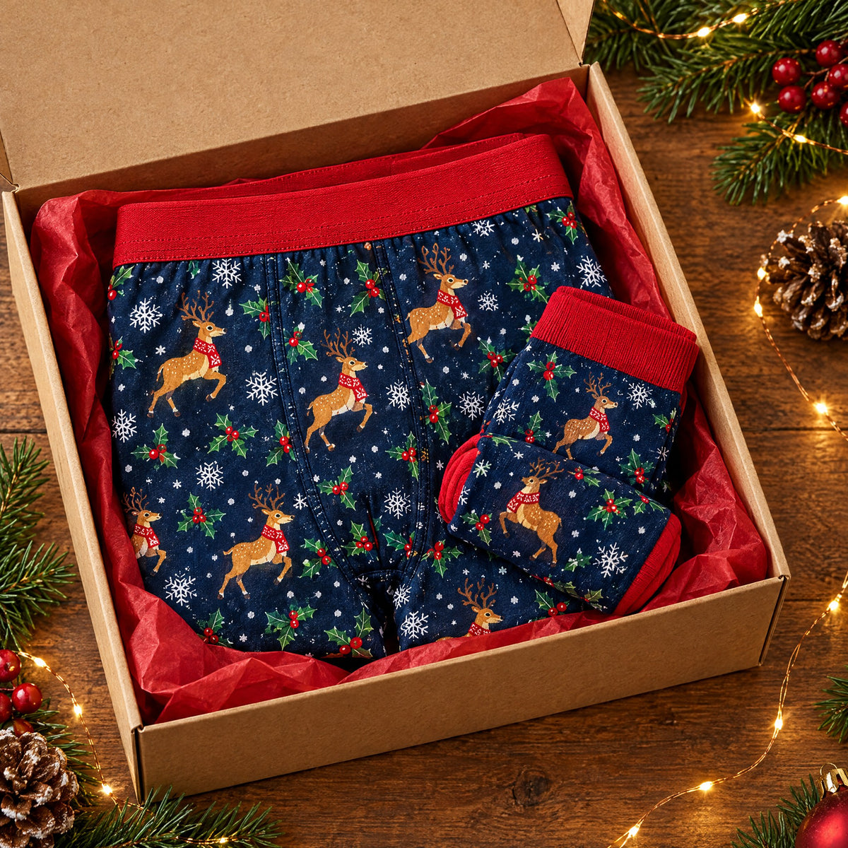 Boxed up for Christmas morning