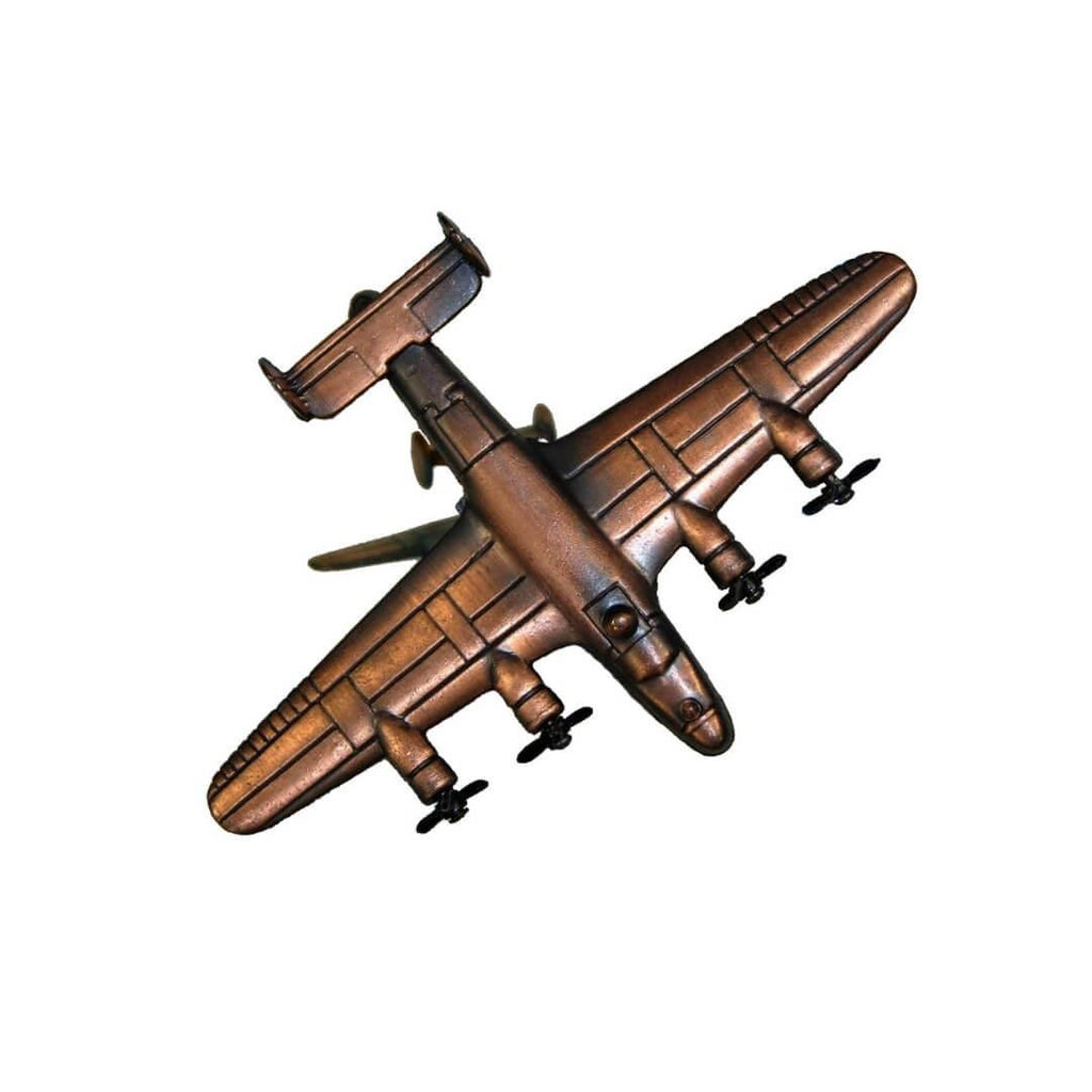 Metal Aircraft Pencil Sharpener, Antique Bronze Desk Model Gift