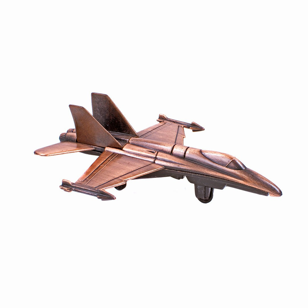 Metal Aircraft Pencil Sharpener, Antique Bronze Desk Model Gift
