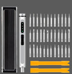 Mini Electric Precision Screwdriver Set with Magnetic Bits and Case