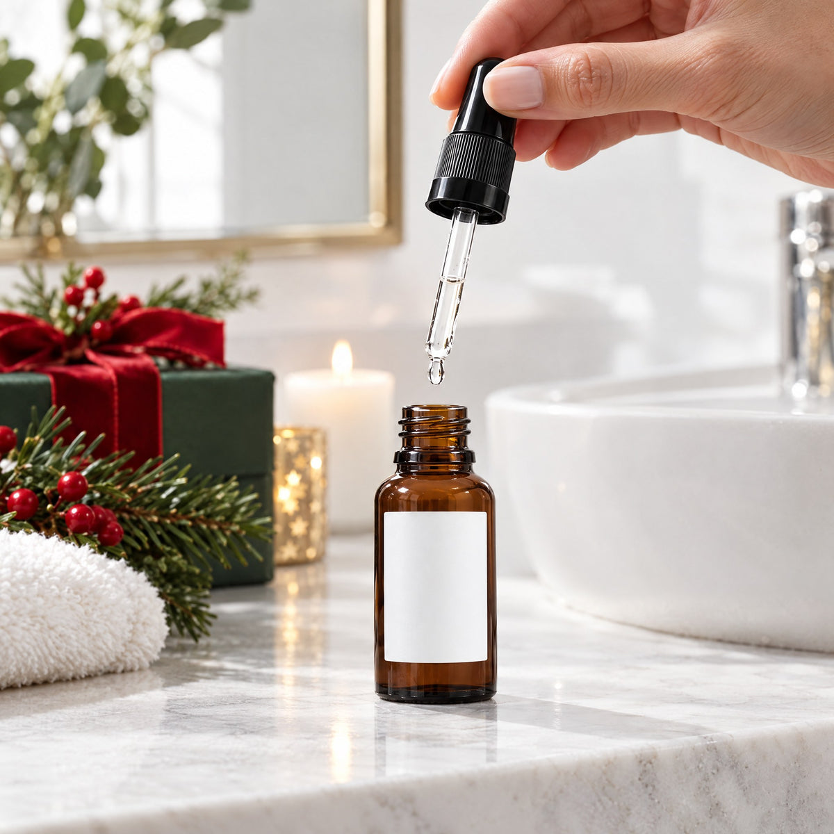 Mini Face Serum in a 15ml Glass Bottle, Two-Week Trial Size