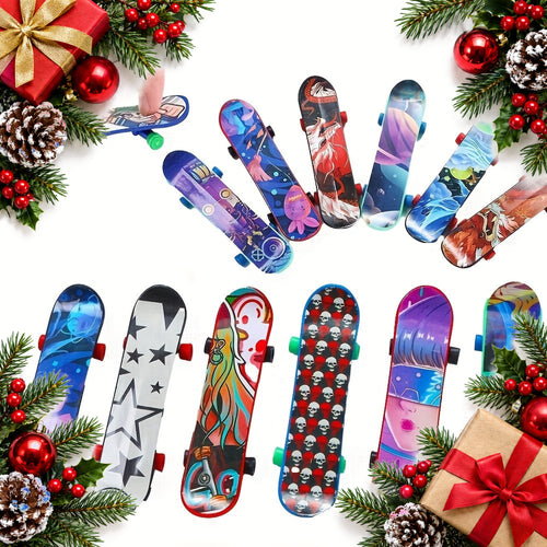 mini finger skateboards party bag pack of 12 or 24 — Christmas stocking filler gift