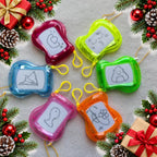 mini magnetic drawing boards for kids with pen party bag pack — Christmas stocking filler gift