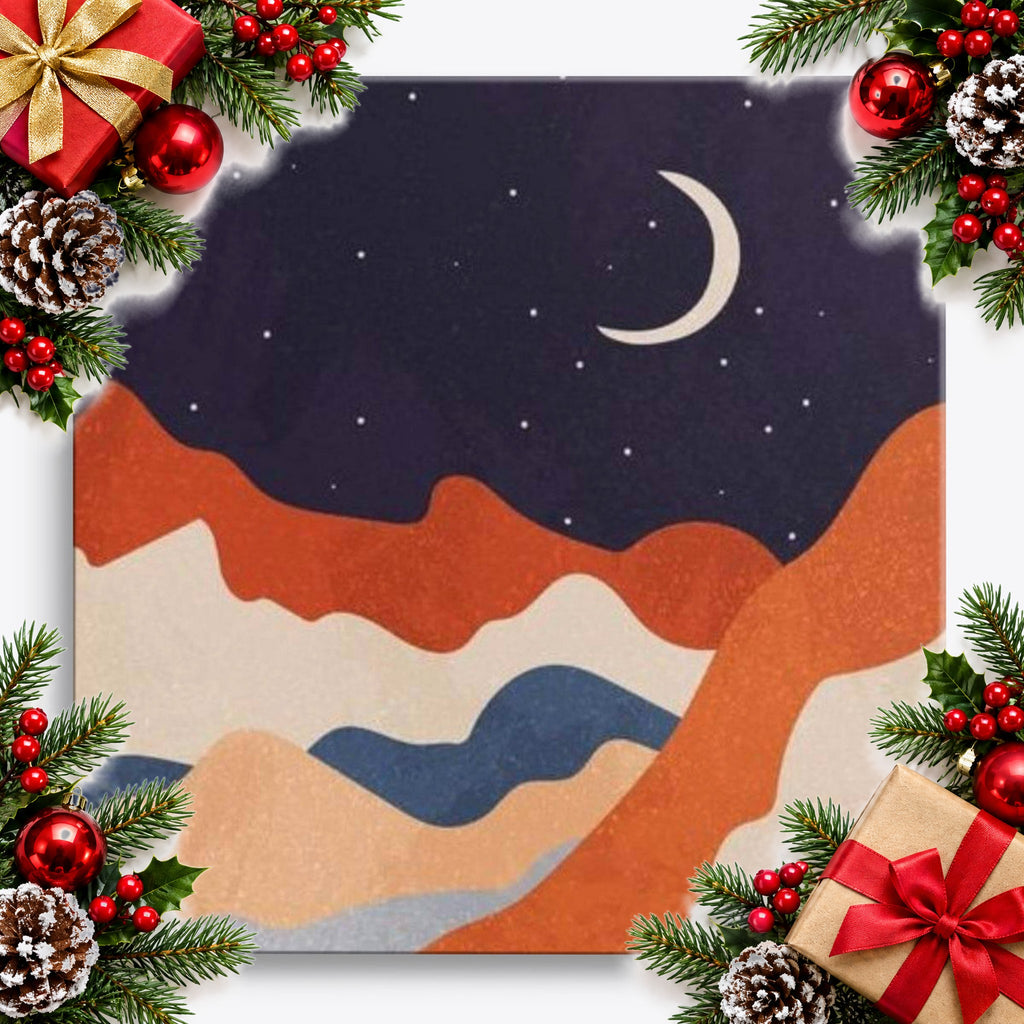 mini paint by numbers canvas kit with paints and brushes — Christmas stocking filler gift