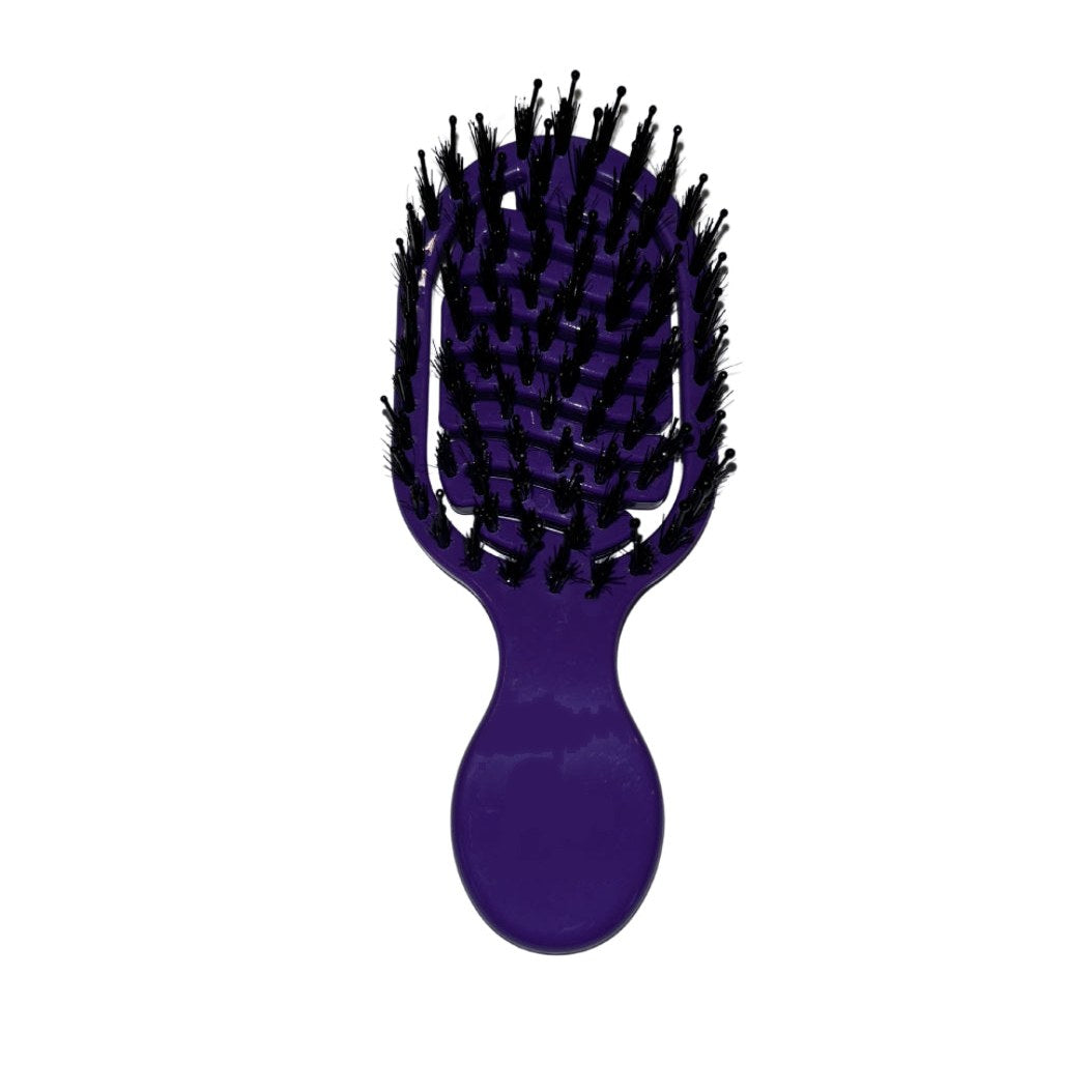 Mini Pocket Detangling Hair Brush – Boar & Nylon Bristles