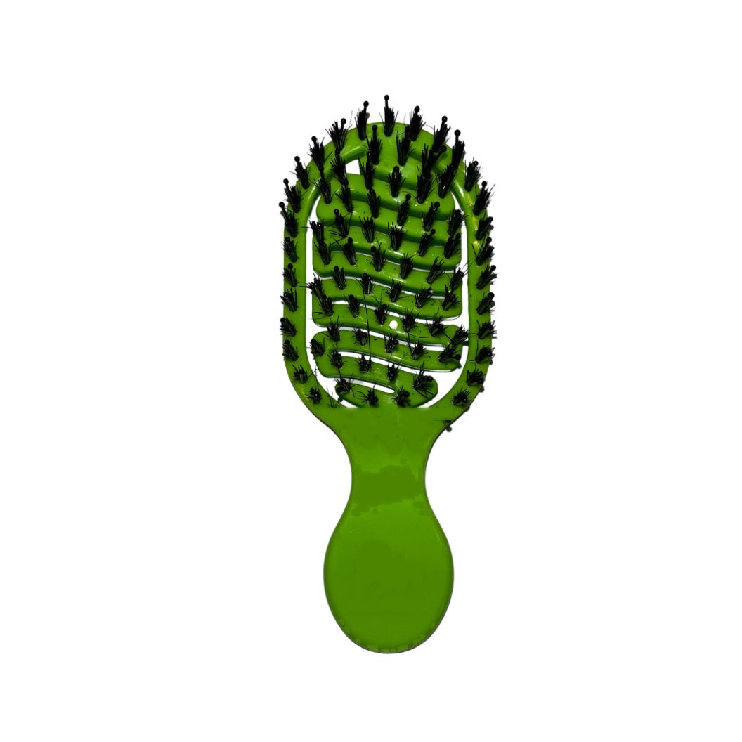 Mini Pocket Detangling Hair Brush – Boar & Nylon Bristles