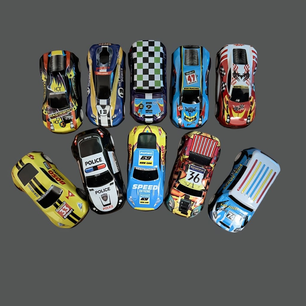 Mini Pull-Back Toy Cars Pack of 16 – Colourful Stocking Fillers
