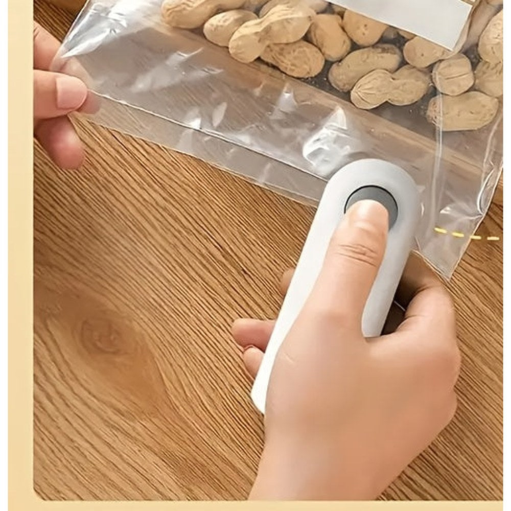Mini USB Rechargeable Bag Sealer and Cutter for Snack Bags