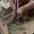Miniature Sticker Scene Kit with Tweezers, Calming Craft Gift