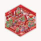 Miniature Sticker Scene Kit with Tweezers, Calming Craft Gift