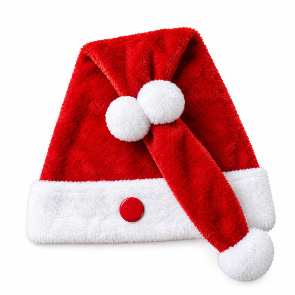 Moving Santa Hat with Push Button, Swaying Tip Christmas Party Gift