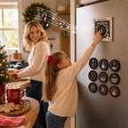 Musical Christmas Fridge Magnet – Tap to Play 9 Classic Carols