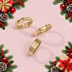 mystery ring goodie bag with 3 surprise stainless steel rings — Christmas stocking filler gift