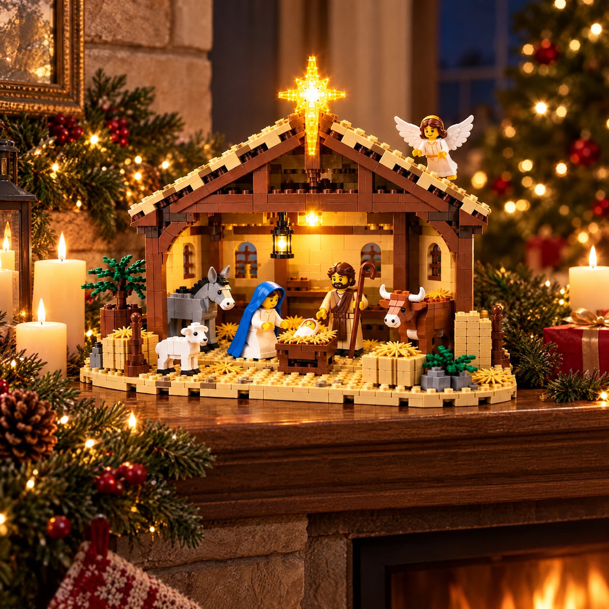 A warm glow when the lights come on