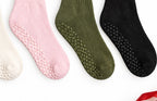 Non-Slip Pilates and Barre Grip Socks – Ribbed Crew Studio Socks