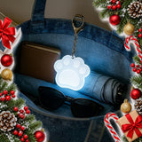paw or star purse light keyring touch sensor rechargeable — Christmas stocking filler gift