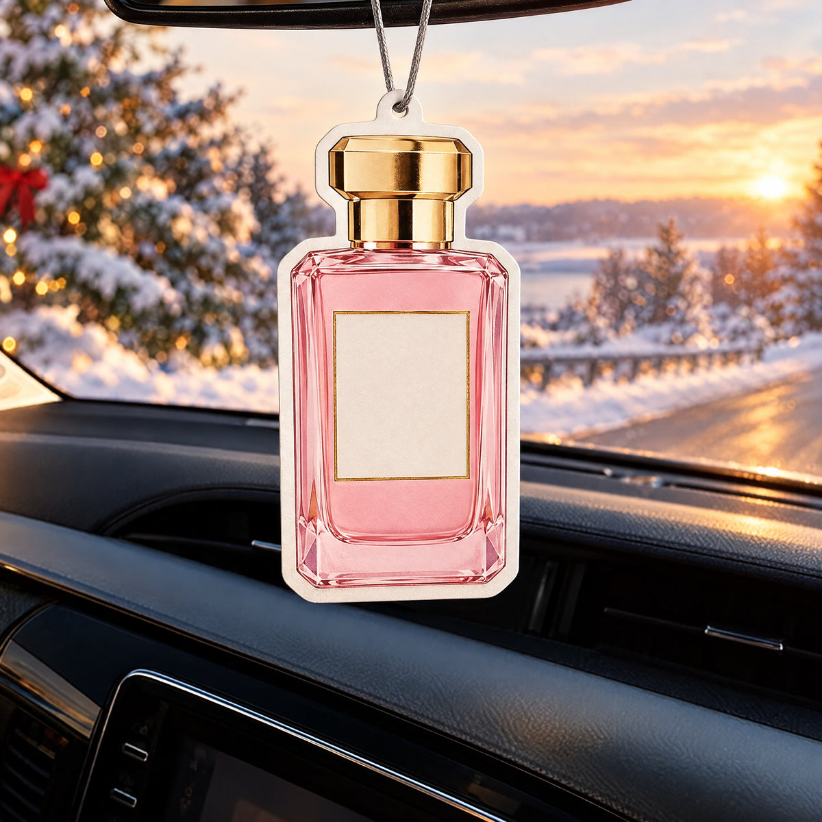 Perfume Bottle Hanging Car Air Freshener, Fragrance Inspired