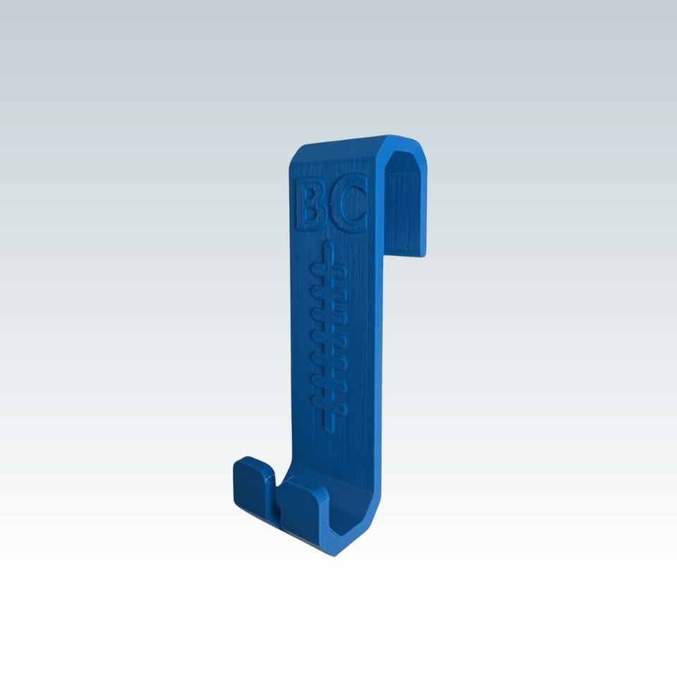 Personalised Clip-On Kit Bag Hook for Sports Fences and Netting