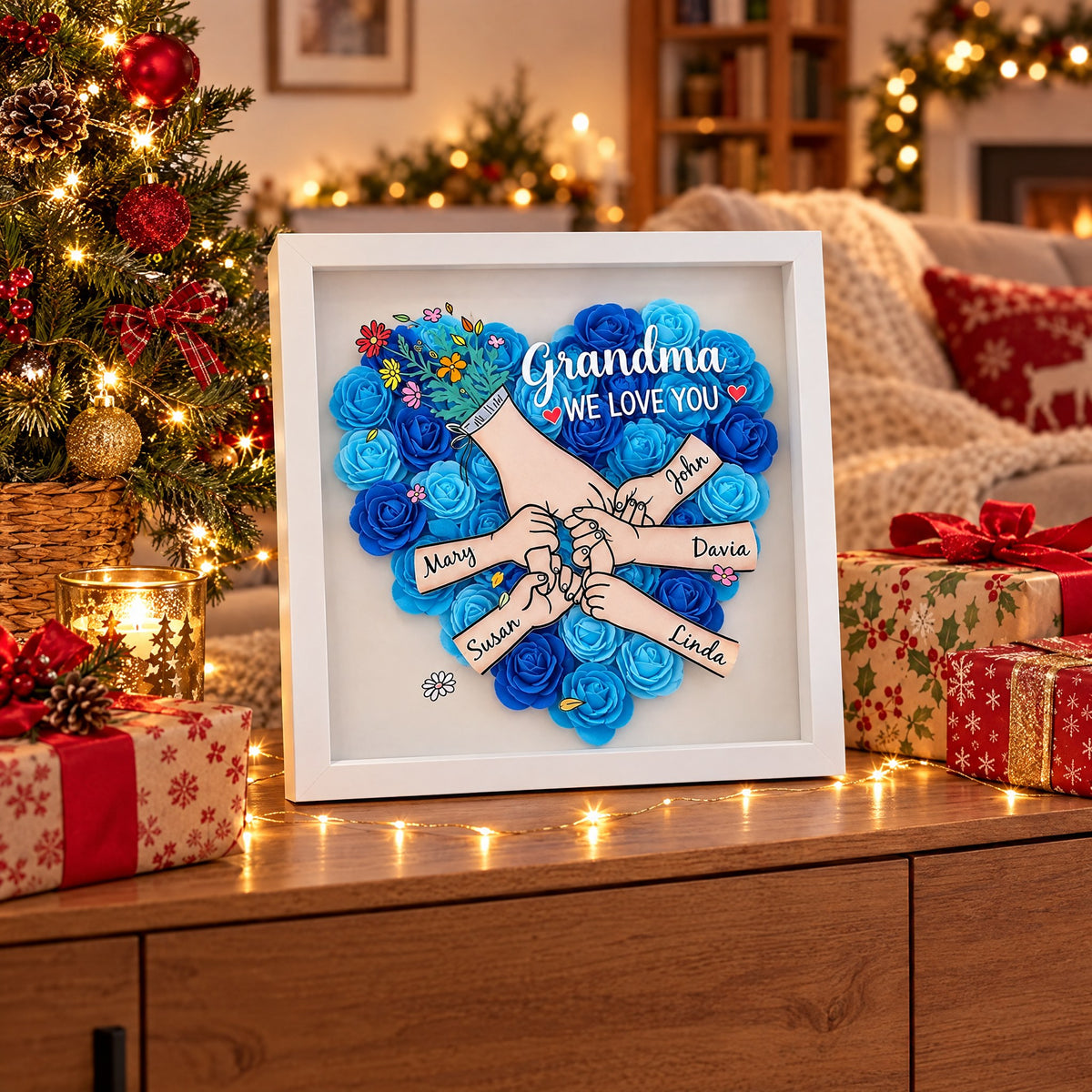A keepsake she will put out every Christmas