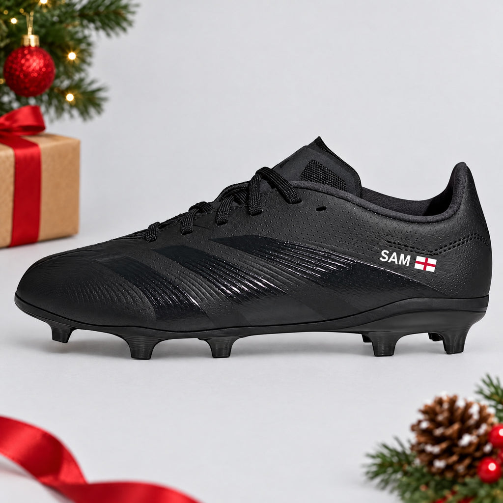 Personalised Football Boot Name and Flag Transfer Kit