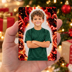Personalised Metal Football Trading Card with Photo and Name