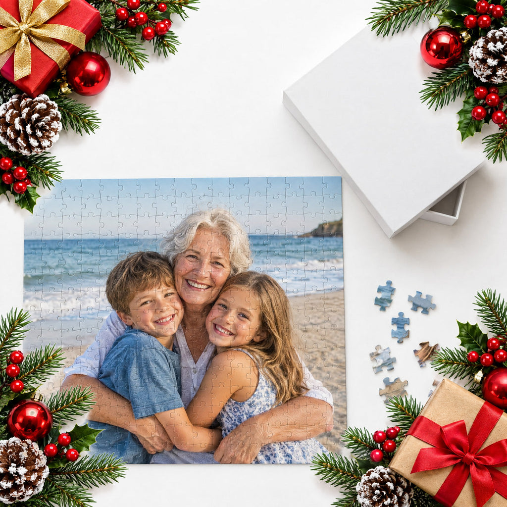 personalised photo jigsaw puzzle made from your own picture — Christmas stocking filler gift