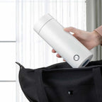 Portable 400ml Travel Kettle and Thermal Cup with Auto Shut-Off, UK Plug
