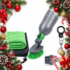 portable golf shoe and club cleaning brush kit with water bottle — Christmas stocking filler gift