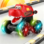 Press and Go Light-Up Dinosaur Toy Car – Gift for Toddlers