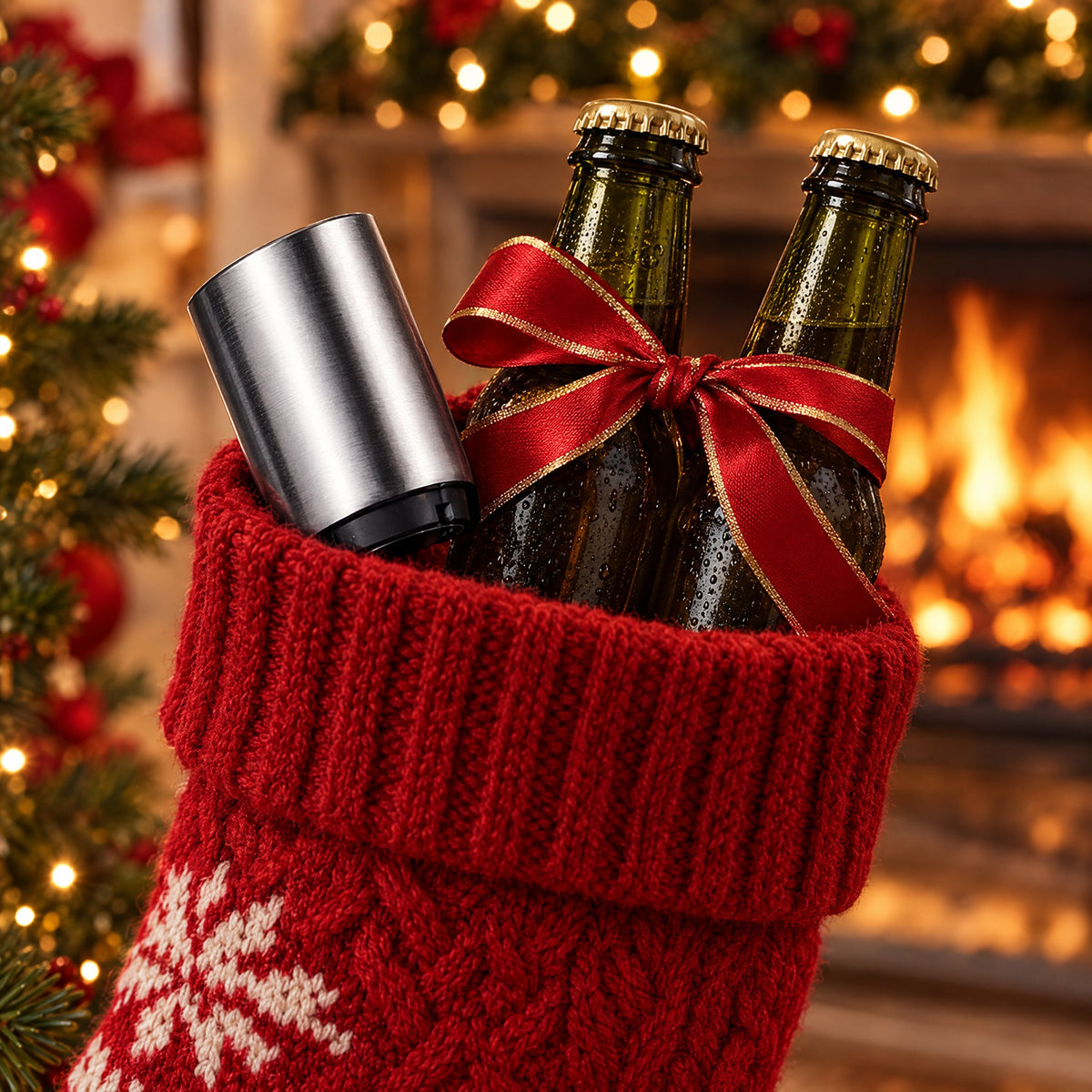 Push-Down Magnetic Bottle Opener – Pops the Cap in One Press