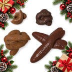 realistic fake poo prank set squishy joke props in different shapes — Christmas stocking filler gift