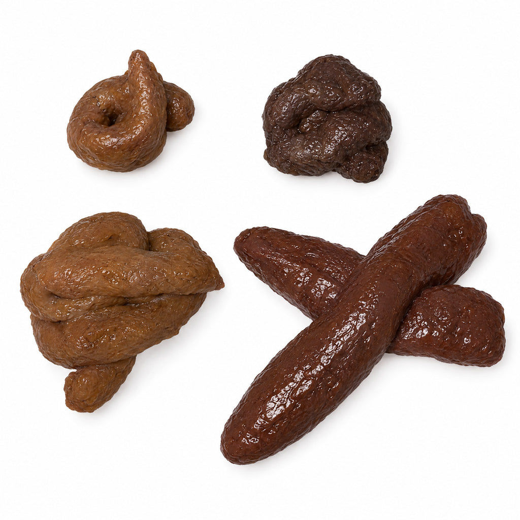 Realistic Fake Poo Prank Set – Squishy Joke Props in Different Shapes