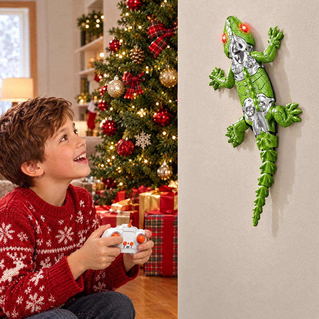 Remote Control Wall-Climbing Lizard Toy – Rechargeable Gecko