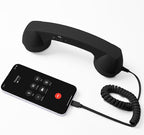 Retro Telephone Handset for USB-C Phones – Fun Vintage Call Receiver
