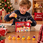 Rubber Duck Advent Calendar with 24 Festive Mini Ducks