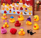 Rubber Duck Advent Calendar with 24 Festive Mini Ducks