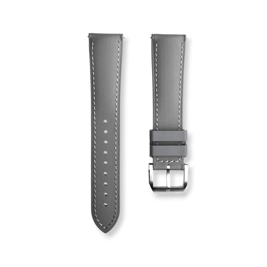 Sailcloth & Rubber Quick-Release Watch Strap – Waterproof, 20 or 22 mm