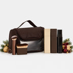 Self-Tan Gift Set with Kabuki Brush, Body Buffing Brush and Make-Up Bag