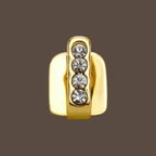 Set of 5 One-Size Fashion Grillz in Assorted Gold and Silver Styles