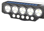 Solar & USB Rechargeable Bike Light with Horn – Wide Beam Front Light