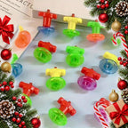 spinning tops party bag set of 22 with launchers — Christmas stocking filler gift