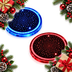 starry led car cup holder coasters pack of 2 usb rechargeable — Christmas stocking filler gift