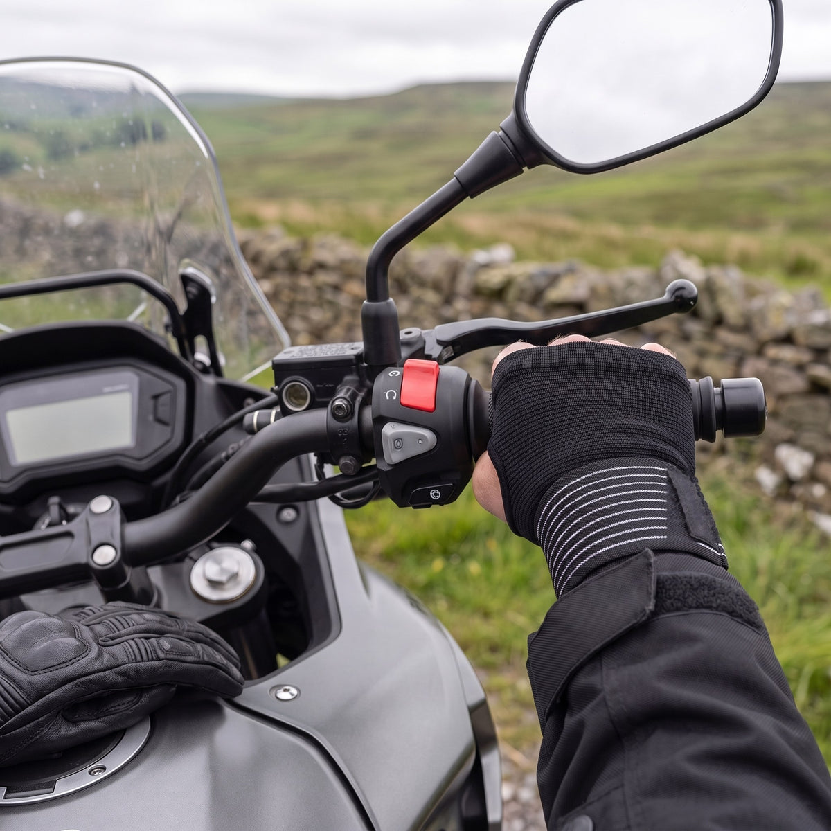 Thin Wrist Compression Wraps for Motorcycle Riders
