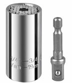 Universal Grip Socket with Drill Adapter – One Socket, Many Sizes