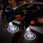 Wireless LED Car Door Welcome Light Projectors, Pack of 2
