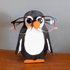 Wooden Animal Glasses Holder Stand for Desk or Bedside