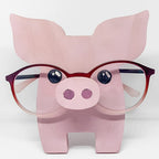 Wooden Animal Glasses Holder Stand for Desk or Bedside