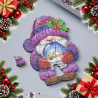 wooden puzzle christmas crackers set of 4 or 6 mini jigsaws — Christmas stocking filler gift